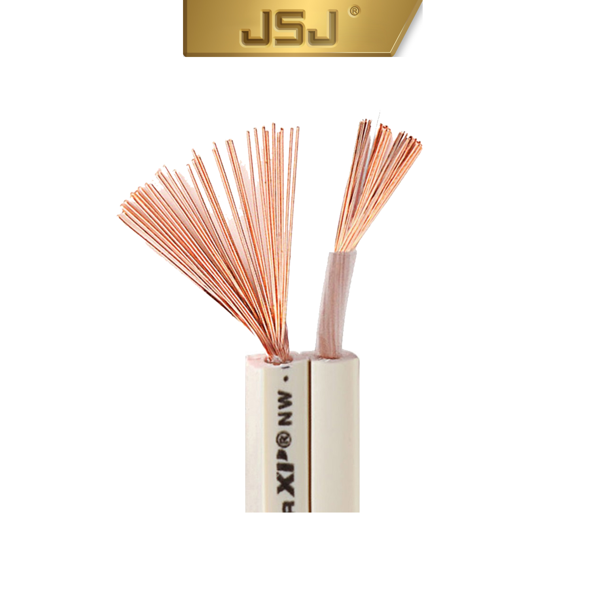 1 mét dây loa JSJ-Monter 2 lõi 120 sợi thiết kế 2 lớp vỏ bọc chống nhiễu lớp ngoài bằng cao su mềm được làm từ đồng nguyên chất không bị oxy hóa có khả năng chịu mài mòntruyền tải mượt mà
