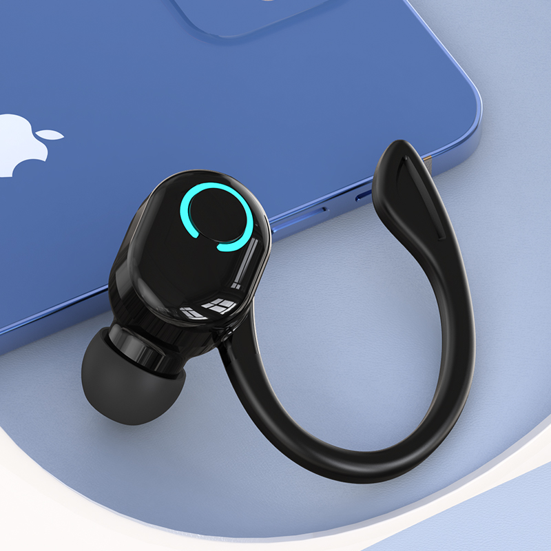 VAORLO Tai Nghe Bluetooth Treo Tai Không Dây Chính Hãng Tai Nghe Thể Thao Âm Trầm Một Tai Nhét Tai Tai Nghe Khử Tiếng Ồn Có Mic Tai Nghe Rảnh Tay Cho OPPO Infinix Samsung Vivo Cho Tất Cả Điện Thoại Thông Minh