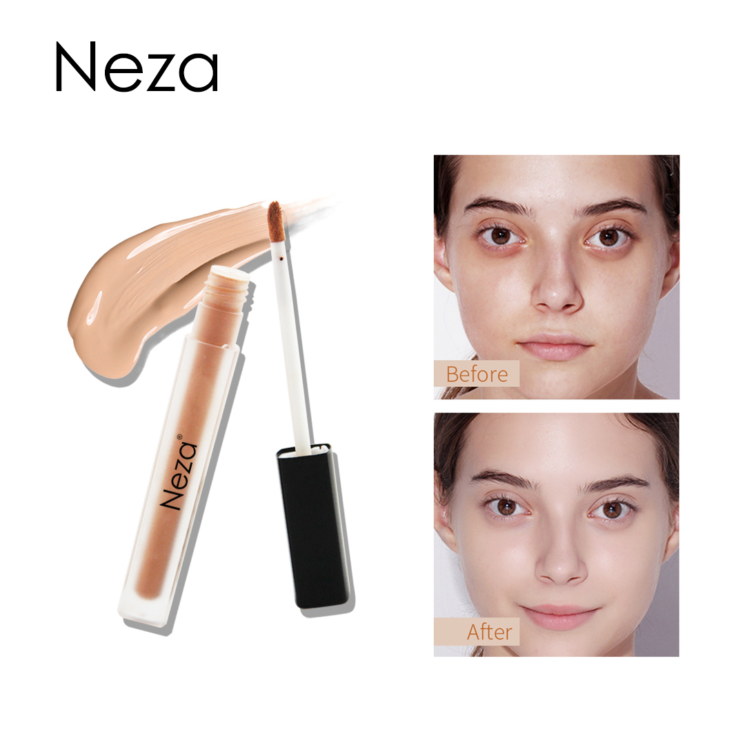 Gambar Neza liquid concealer acne scars freckles dark circles pores long lasting whitening oil control base makeup waterproof