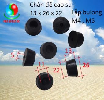 Chân đế cao su giảm rung chống trượt cho các thiết bị máy móc , tủ , loa ,đồ gỗ