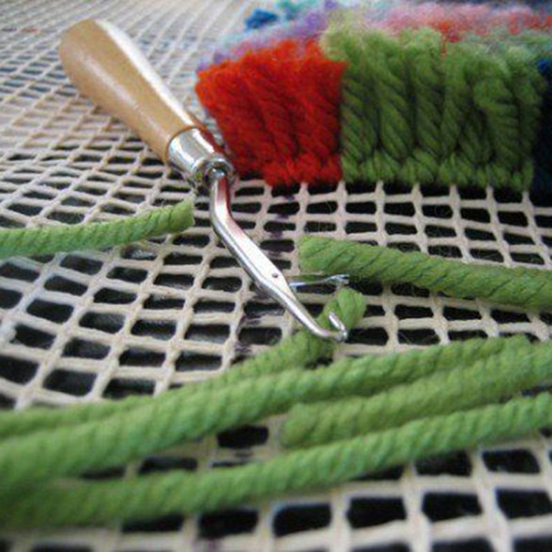 Latch Hook Rug Kits Crocheting Carpet Rug Cats Yarn Pre-Printed Canvas  Cushion Mat Crochet Tapestry Sofa Decor 