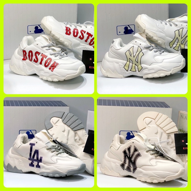 giày thể thao boston, la ,ny đen ,ny vàng