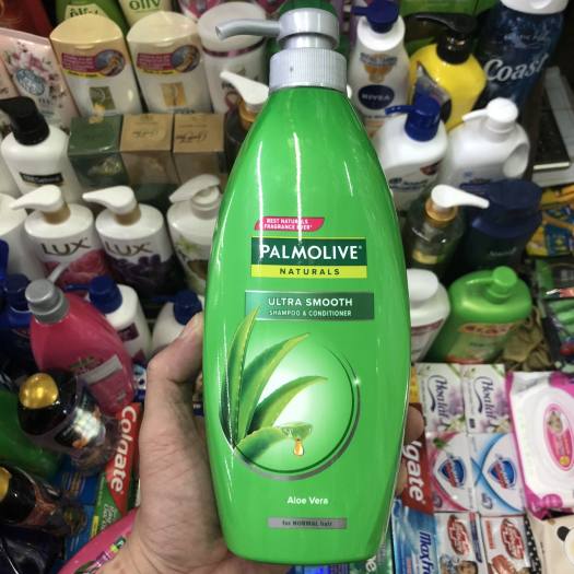 Dầu gội Palmolive Thái lan 600ml sữa dừa (chai màu hồng)