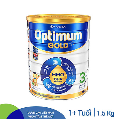 Sữa bột optimum gold 3 lon 1500g