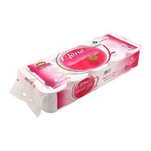 GIẤY VỆ SINH ELENE HỒNG 10 CUỘN 3 LỚP CÓ LÕI