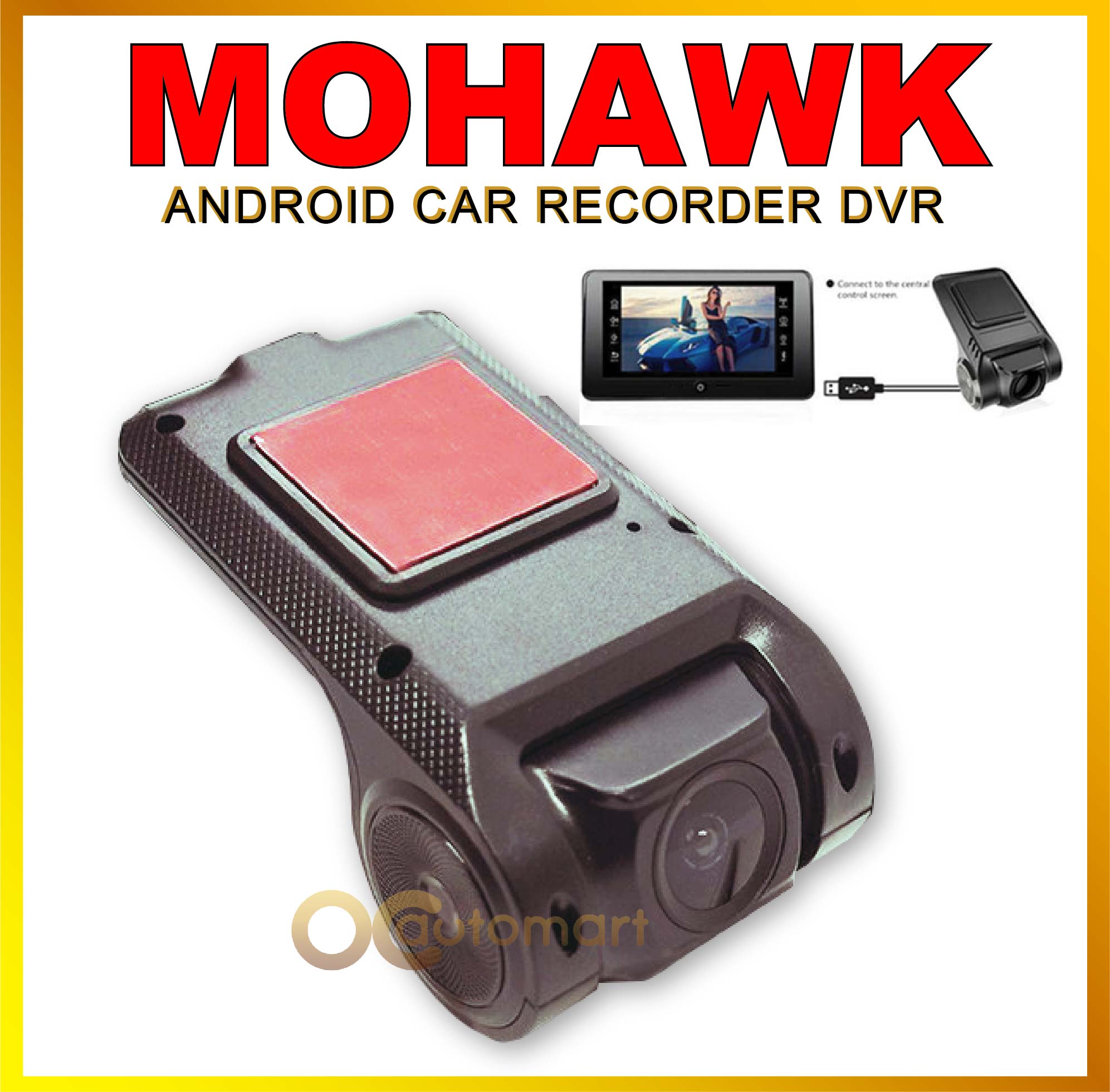 MOHAWK MJ Series Android Dvr Dashcam Recorder HD 1080P Front Dashcam MJ-DVR-HD1080-F-933F