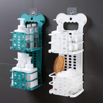 Giỏ treo 2 tầng đựng vật dụng gấp gọn