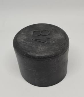 5 chiếc bao ngoài phi 48 nút cao su tròn, bịt đầu ống hộp, bịt chân bàn ghế