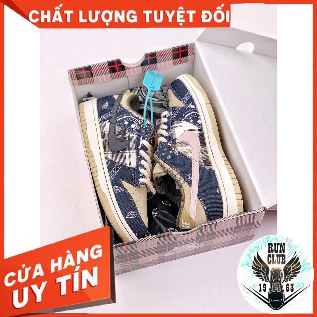 [HỖ TRỢ ĐỔI SIZE] giày thể thao nam sb duck thổ cẩm nâu sneaker nam nữ [run.club]