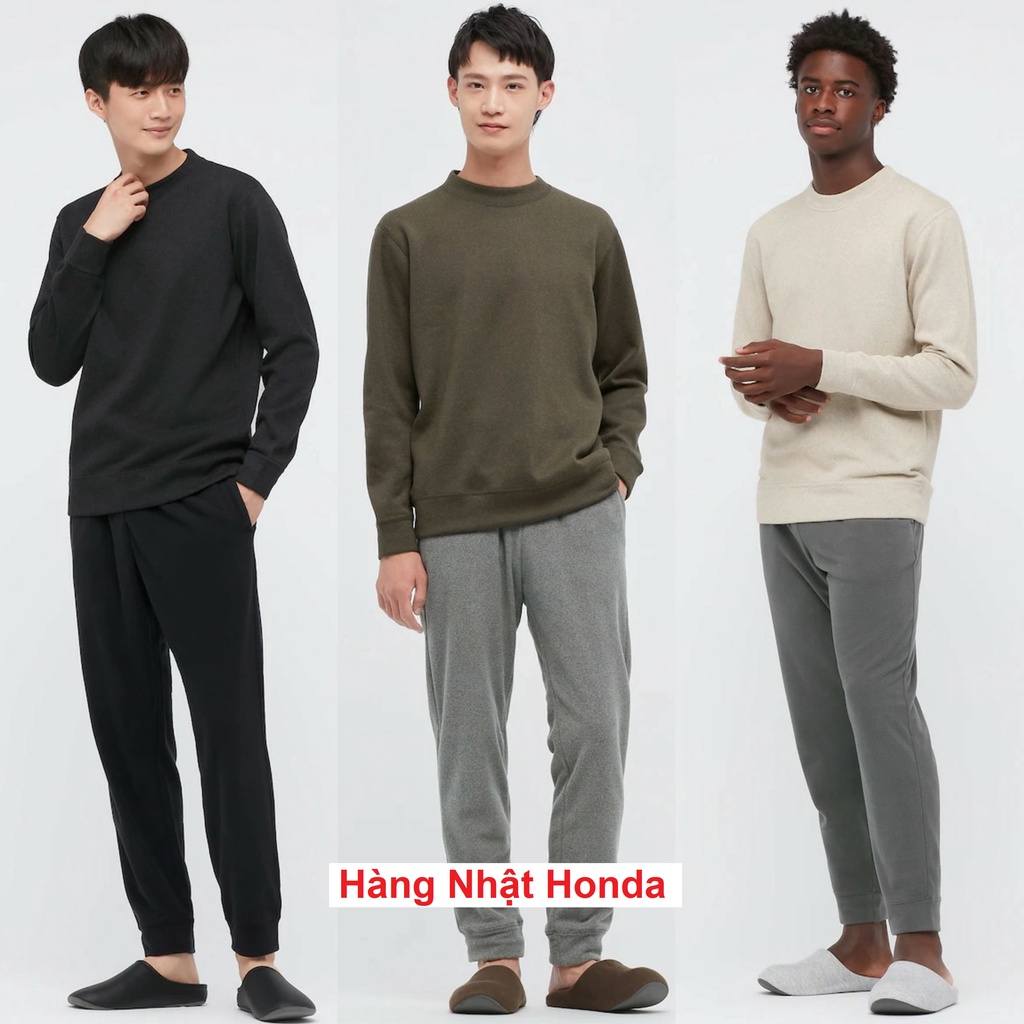 Bộ quần áo lông cừu co dãn nam - tag nhật