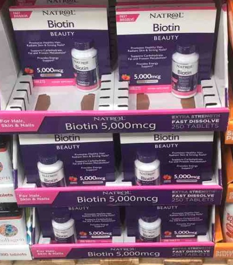 VIÊN NGẬM VỊ DÂU NATROL  BIOTIN 5000MCG GIÚP Hỗ Trợ Mọc Tóc