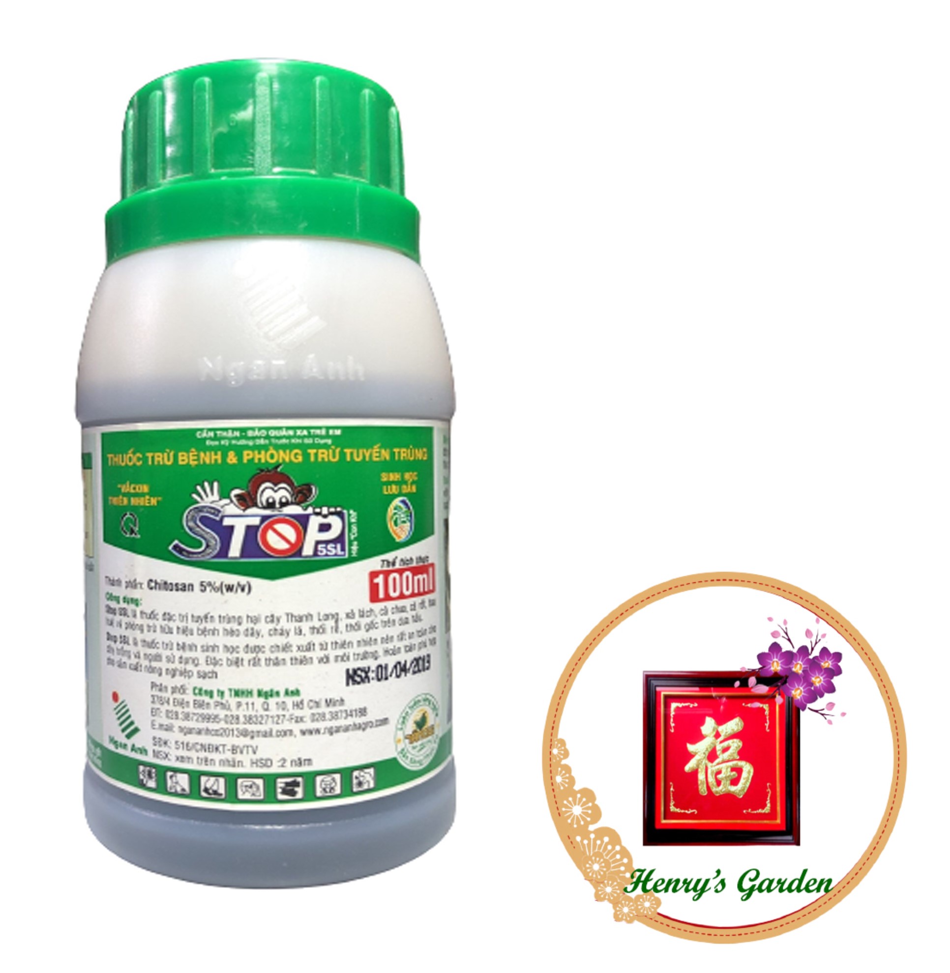 Thuốc trừ bệnh & phòng trừ tuyến trùng stop 5sl - #534a# 100ml