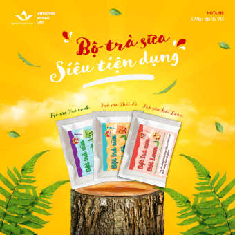 Bột Trà sữa Thái đủ vị túi 25G - Nguyên liệu nhập khẩu Thái Lan