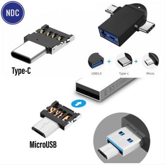 Đầu Chuyển Đổi 2 Trong 1 MicroUSB Type-C OTG USB3.0 Đa Năng (Loại 1)
