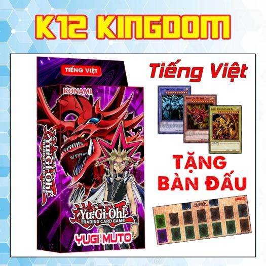 ◐❂✒ Yugioh Tiếng Việt - Hộp Bài Yugi Muto H01