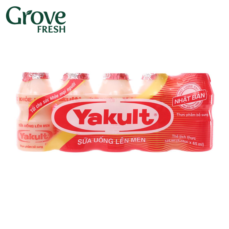 Thùng 10 lốc sữa uống lên men yakult 5x65ml