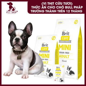 Thức Ăn Cho Chó Bull Pháp Trưởng Thành Trên 12 Tháng Tuổi - Brit Care Mini Grain Free Adult