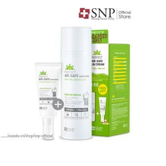 Kem Chống Nắng Trà Xanh SNP UV Perfect Air-Safe Sun Cream SPF50+ PA++++ Chống Nắng Vật Lý Bằng Non-Nano