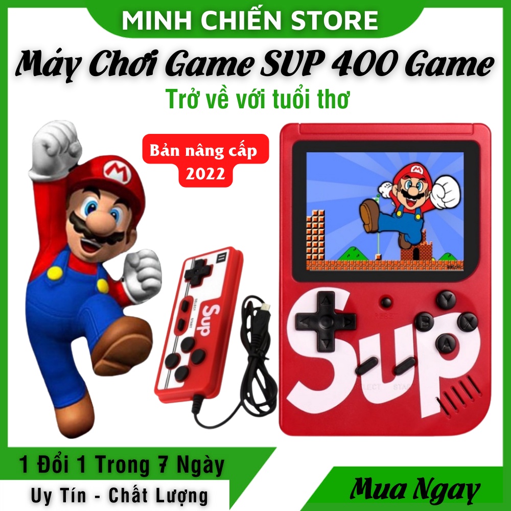 Máy chơi game cầm tay Sup 400 trò X2 tay cầm chơi Game 2 người - Bảo Hành 12 tháng,máy chơi gamer cam tay,máy chơi game sup,máy chơi game điện tử
