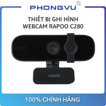 Thiết bị ghi hình Webcam Rapoo C280 - Bảo hành 24 tháng