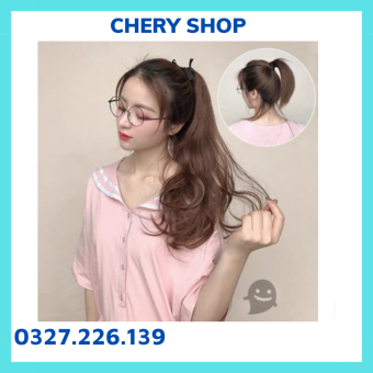 Tóc giả nữ cột, cột xoăn đuôi mẫu mới hot hit hiện nay mã T21