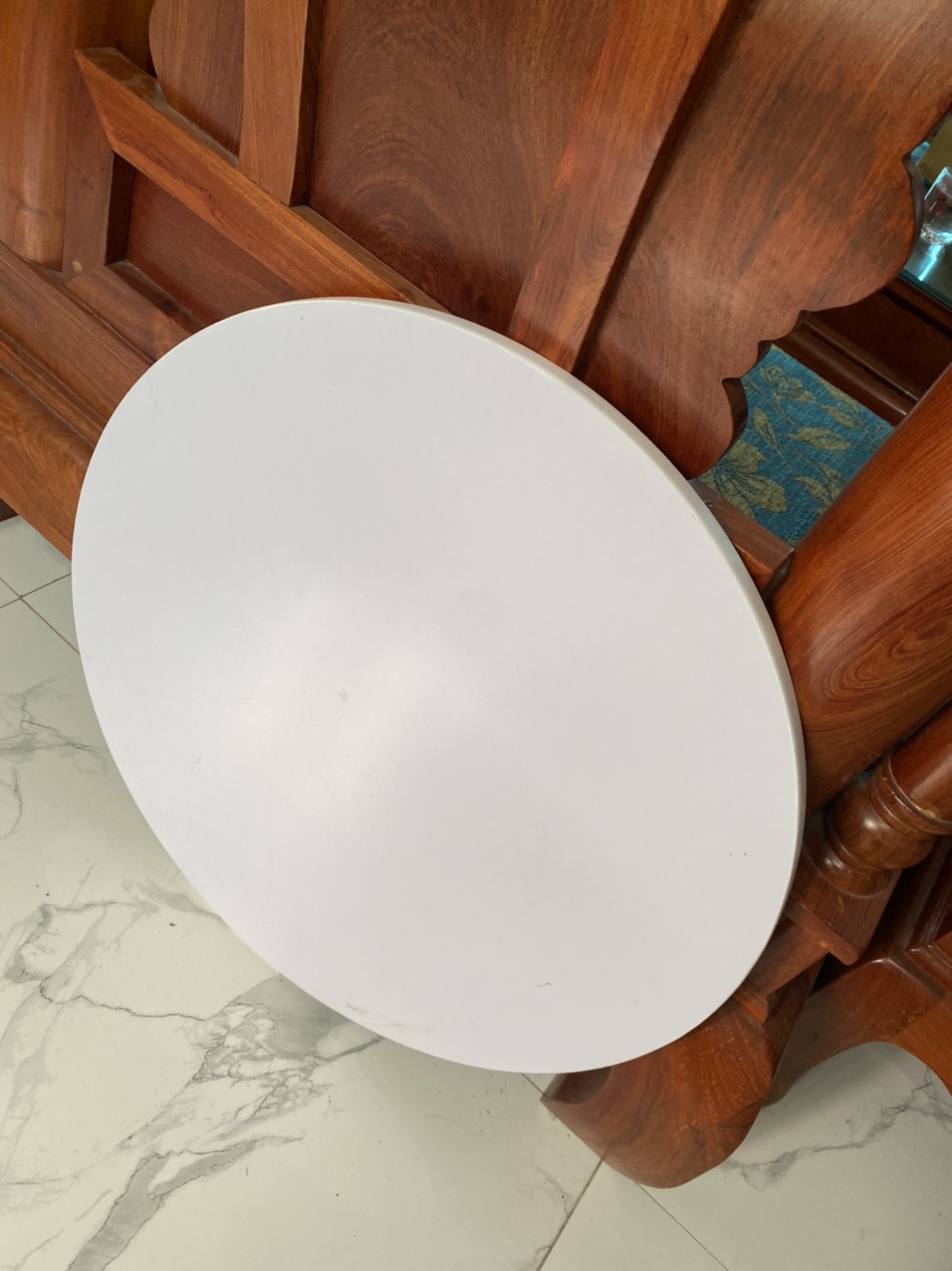 Mặt bàn tròn gỗ công nghiệp mdf đủ màu, đường kính 60cm