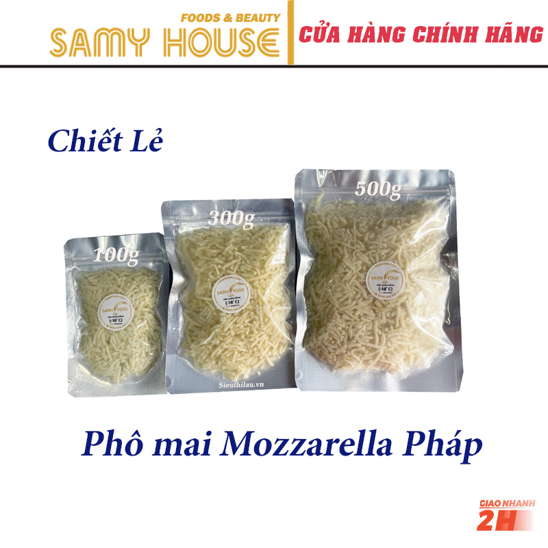Phô Mai Sợi Pháp Mozzarella Gói Chiết