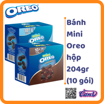 Bánh Mini Oreo hộp 204gr (10 gói)