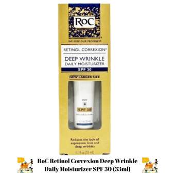 Kem dưỡng ban ngày xóa nếp nhăn RoC Retinol Correxion Deep Wrinkle Daily Moisturizer SPF 30 (33ml