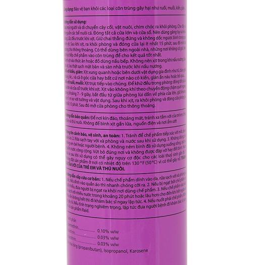 Xịt Muỗi RAID Không mùi Chai 600ml