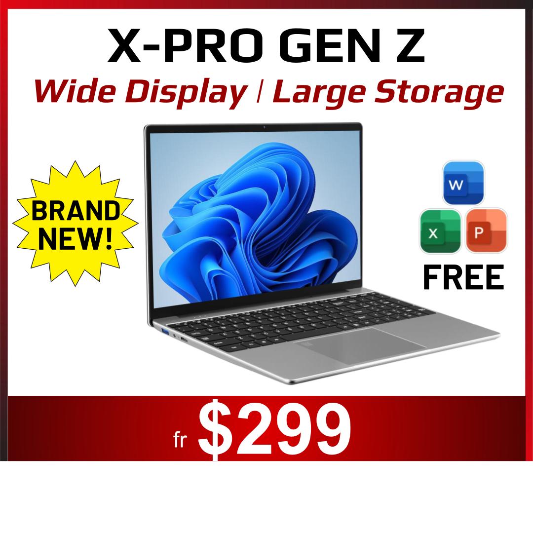 XPro Gen Z Ultrabook Laptop 15.6 Inch 512GB SSD