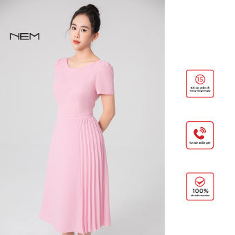 Đầm công sở NEM Fashion tay ngắn D40372