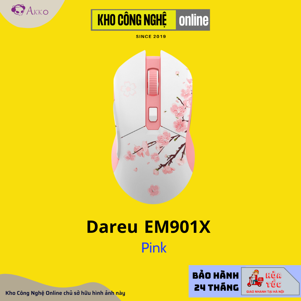 Chuột không dây Gaming DAREU EM901 RGB