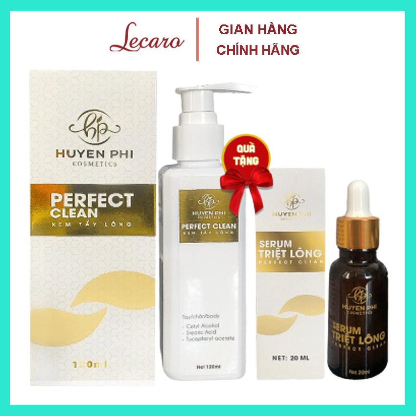 [MUA 1 TẶNG 1] Kem Tẩy Lông Huyền Phi 120ml TẶNG Serum Triệt Lông Vĩnh Viễn Huyền Phi, Triệt Lông Nách, Triệt Lông Vùng Kín, Triệt Lông Bikini, Triệt Lông Chân Tay Cơ thể An Toàn Tại Nhà, Wax lông Nhanh, Không Đau Rát- LECARO LCR-TL-HP01