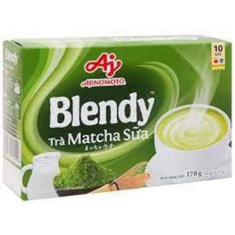 30 HỘP Trà matcha sữa BLENDY AJINOMOTO hộp 10 gói - pha nhanh uống liền
