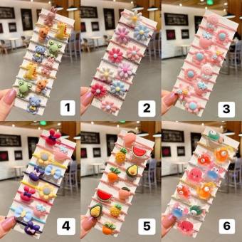 [ SÉT 10 CÁI THUN CỘT TÓC ] - THUN CỘT TÓC - DÂY CỘT TÓC NHIỀU MÀU SẮC CUTE XINH XẮN NHIỀU HOẠ TIẾT