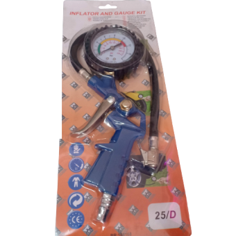 S.úng Bơm Lốp ô tô xe máy có đồng hồ đo áp suất