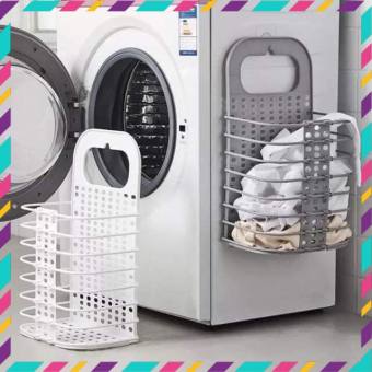 Giỏ, hộp đựng đồ dùng gia đình đựng quần áo- đồ chơi gấp gọn có thể treo trong bếp- nhà tắm để quần áo chờ giặt hay treo cạnh máy giặt- tủ lạnh