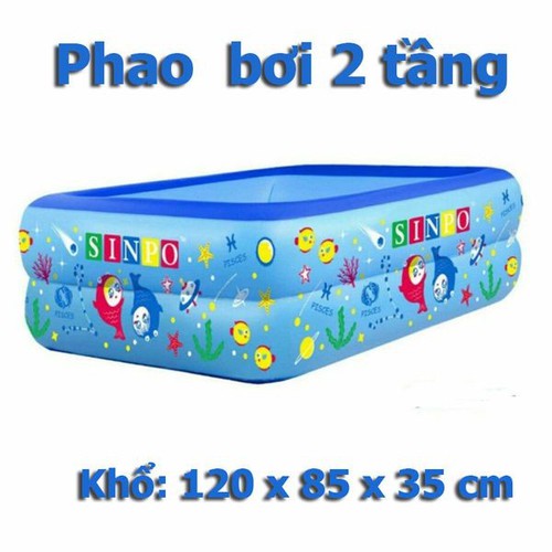 Bể bơi 1m2 2 tầng chống trượt hàng chuẩn