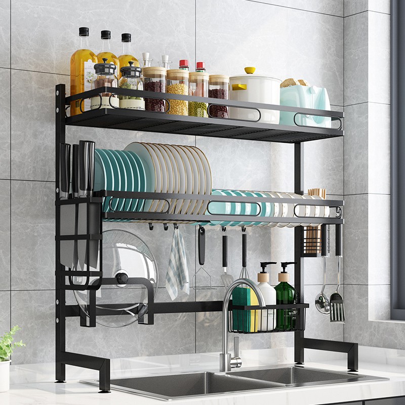 Kệ để chén bát đa năng thông minh - giá để đồ chén đĩa trên bồn rửa cao cấp