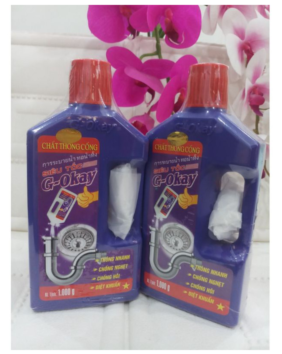 Dung dịch thông cống siêu tốc G-Okay 1000gam/650ml