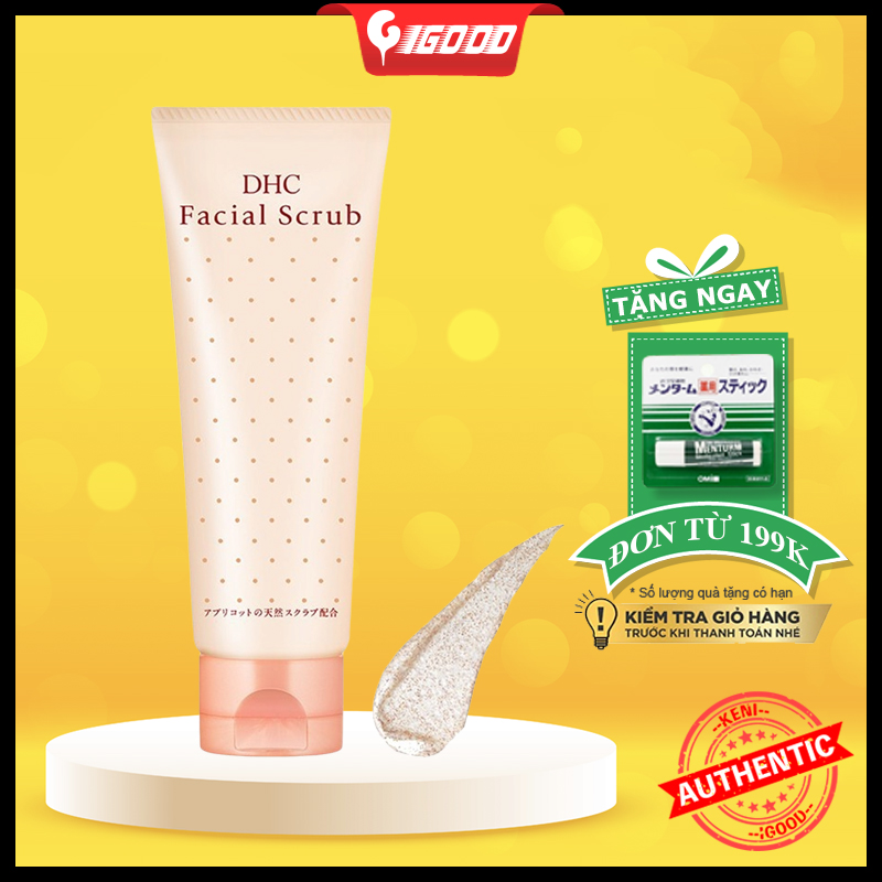 Kem tẩy da chết dhc facial scrub 100g nhật bản
