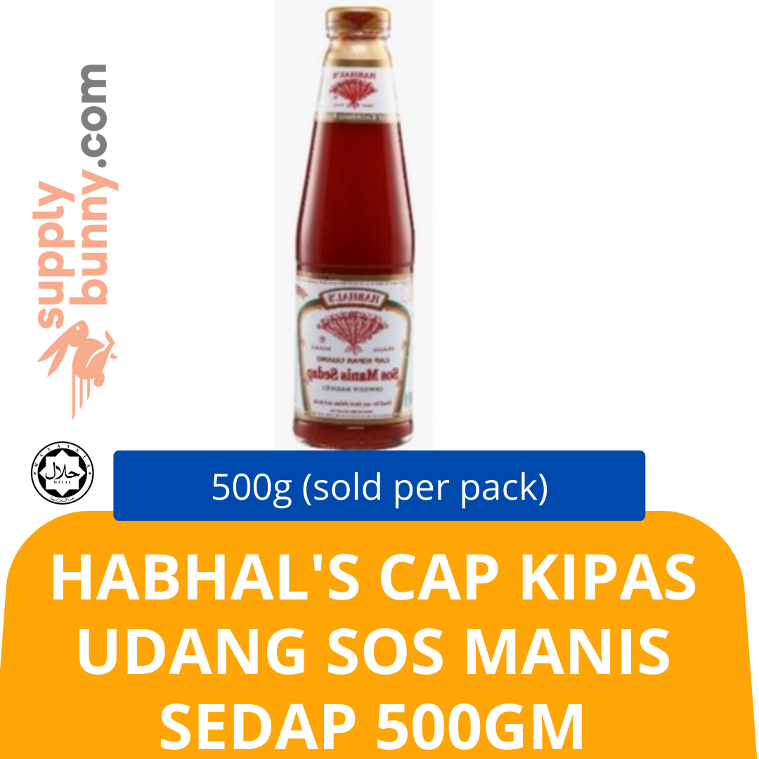 Habhal's Cap Kipas Udang Sos Manis Sedap 500Gm Halal