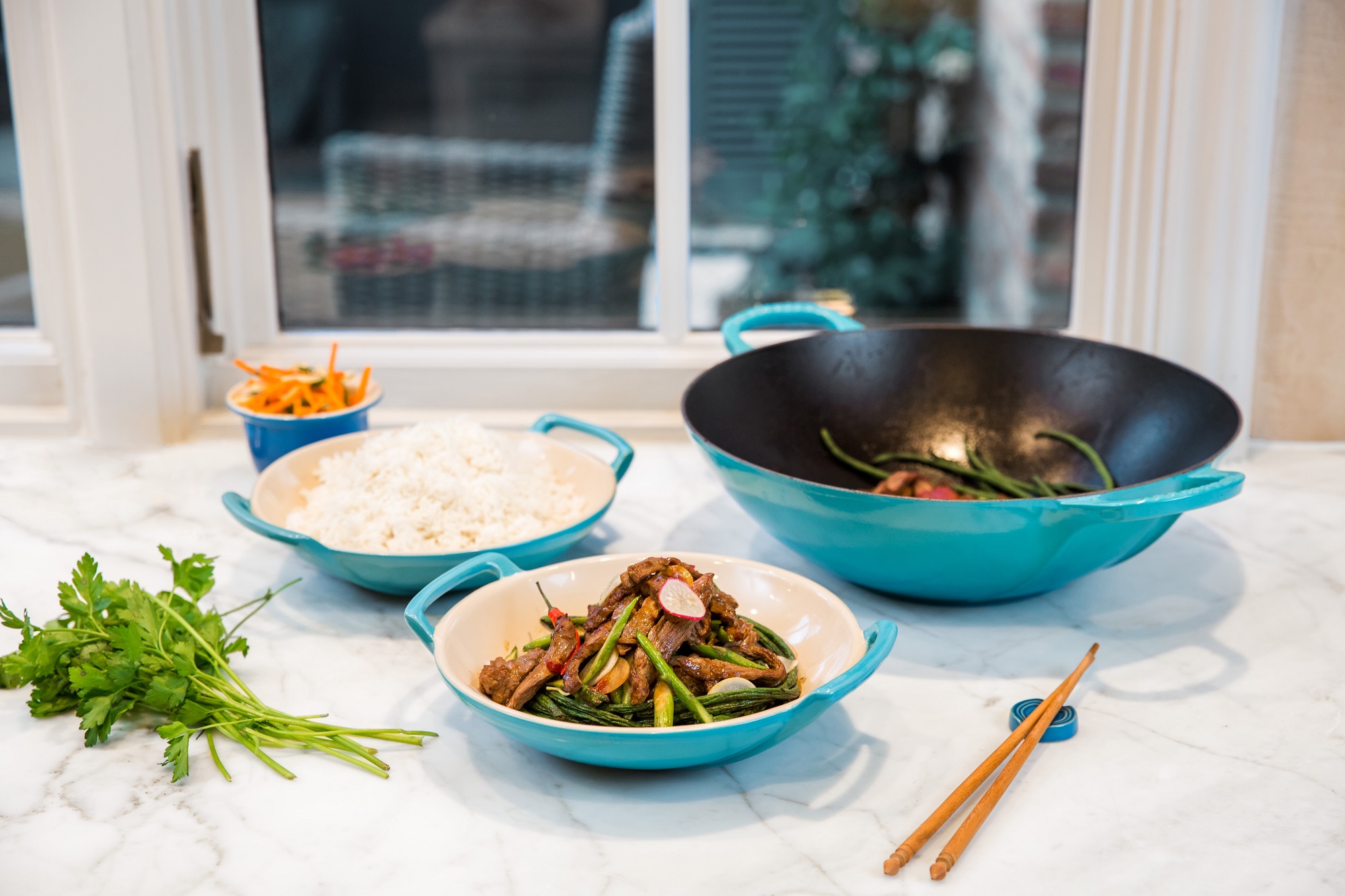 Le Creuset Stoneware Wok Dish 20cm (Cool Mint) | Lazada Singapore