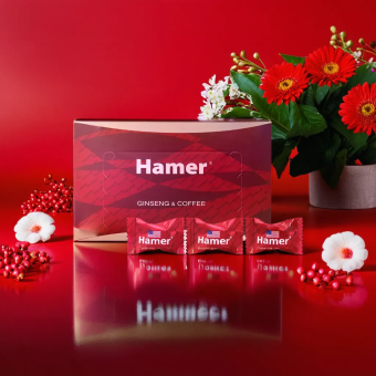 Hộp Lớn 32 Viên Kẹo Hồng Sâm Tinh Hoa Hồng Sâm Gói Gọn Trong Từng Viên Kẹo