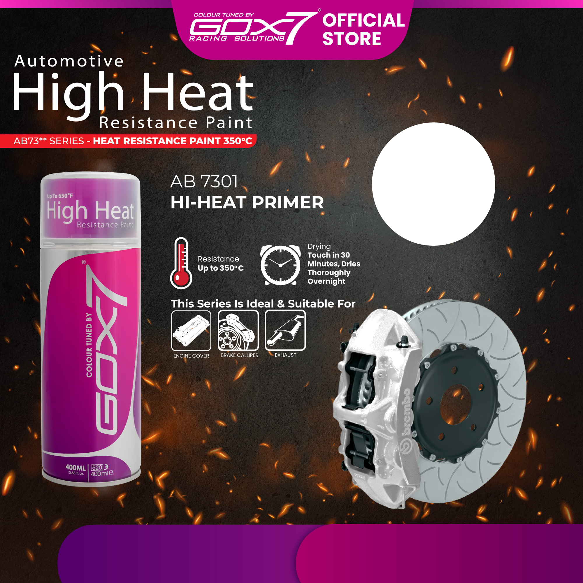 Gox7 High Heat Resistance Primer AB7301 HiHeat Primer Price, Reviews