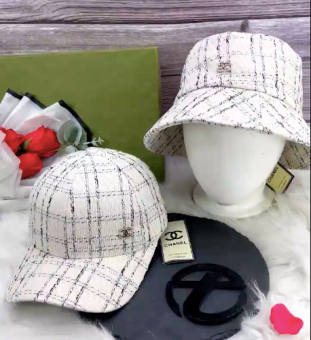 Combo nón cặp mũ lưỡi trai, nón Bucket Channel vải đẹp Form chuẩn thời trang (Ảnh thật)