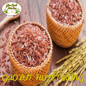 Gạo Lứt Huyết Rồng hữu cơ cao cấp