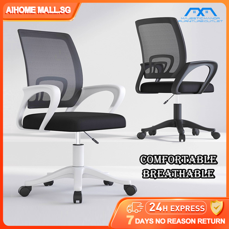 Oasis Office Chair High Back Mesh Chair With Adjustable Armrest