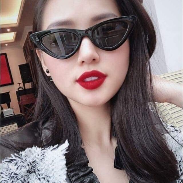 [Video Ảnh -Bảo hành 12 tháng]Kính Mát Nữ Thời Trang Mắt Mèo Vẻ Đẹp Sắc Sảo Đầy Quyến Rũ- Chống Trầy Xước Bảo Vệ Mắt bluehope